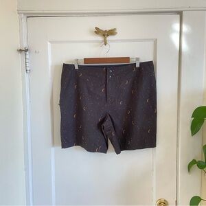 Wild Rye | Women’s Ruby Mountain Bike Shorts Disco Moon Stars Size 12